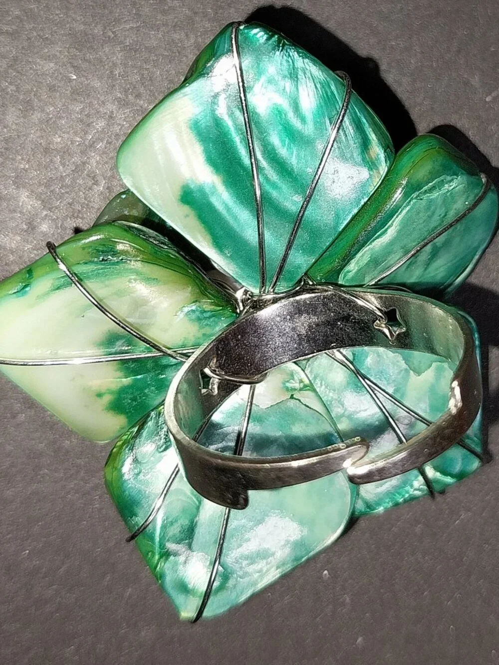 Shell Pearl Adjustable Ring